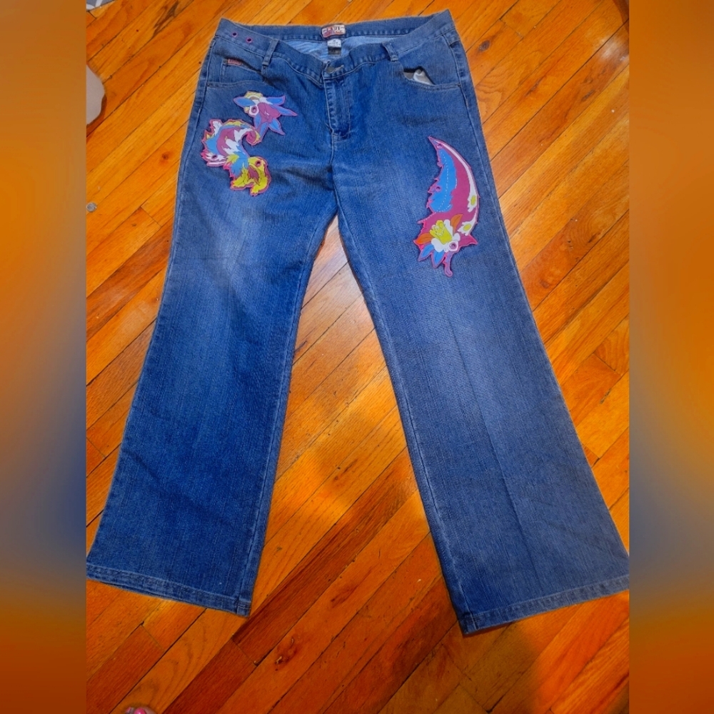 Lady Enyce blue jeans